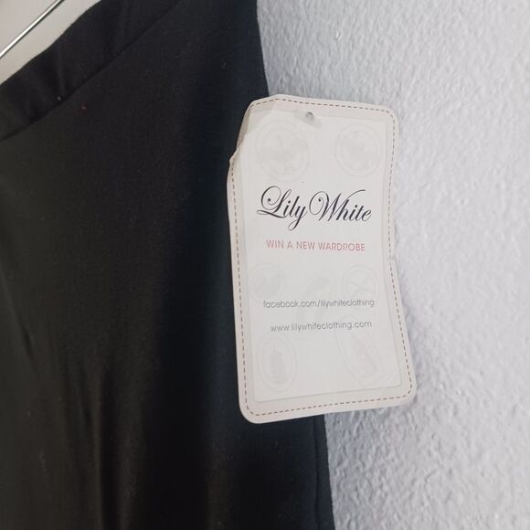 Lily White pencil black skirt size S - Picture 3 of 5